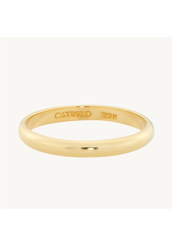Catbird Jewelry - Catbird 22K Solid Gold Old World Classic Wedding Band Size 7.5